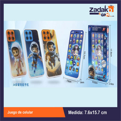 ZJ-2417 JUEGO DE CELULAR CON 1 PZ O CAJA CON 240 PZS