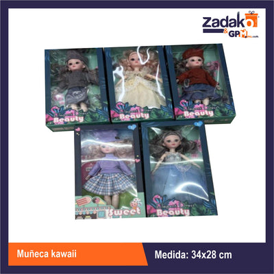 ZT-0522 MUÑECA KAWAII CON 1 PZ O CAJA CON 60 PZS