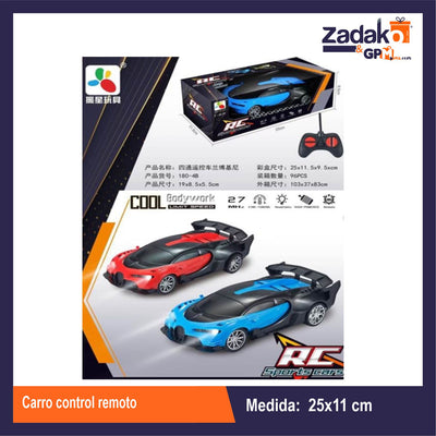 ZT-0473 CARRO CONTROL REMOTO CON 1 PZ O CAJA CON 96 PZS