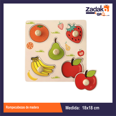 GPM8958 ROMPECABEZAS DE MADERA CON 1 PZ O CAJA CON 120 PZS