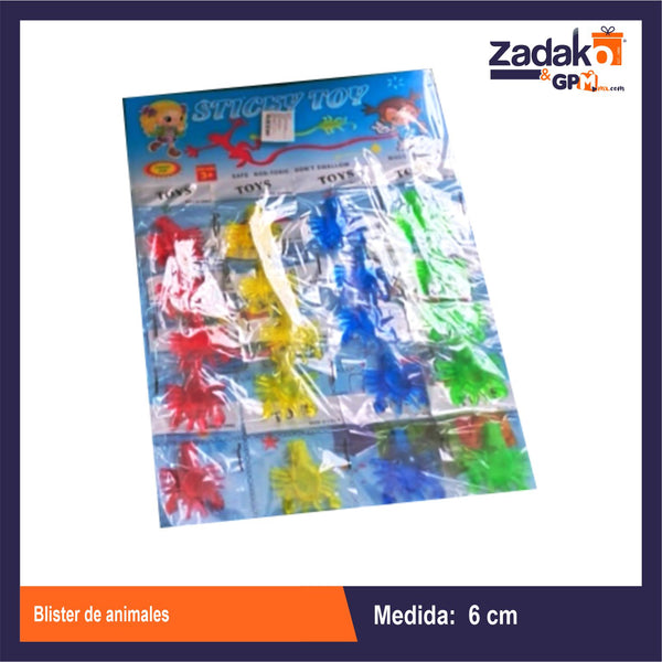 GPM-9104 G-017-3 BLISTER DE ANIMALES CON 20 PZS O CAJA CON 100 PQTS