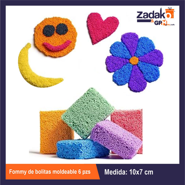 HFY-10967 FOMMY EN BOLITAS MOLDEABLE CON 6 PZS O CAJA CON 168 PQTS