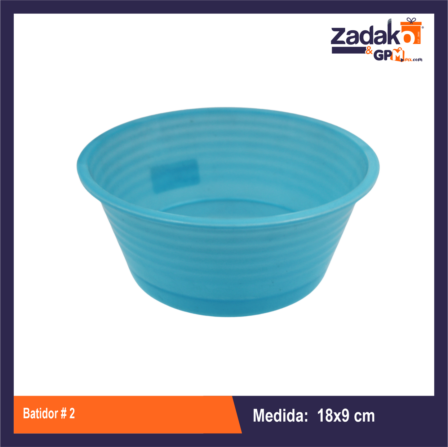 BATIDOR # 2 CON 1 PZ O CAJA CON 100 PZS