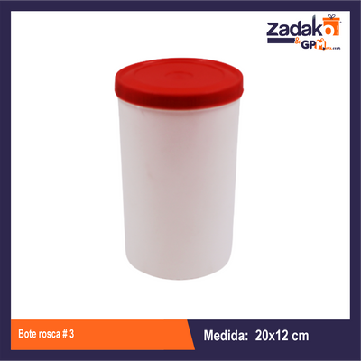 BOTE ROSCA # 3 CON 1 PZ O CAJA CON 25 PZS
