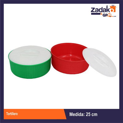 TORTILLERO CON 1 PZ O CAJA CON 24 PZS