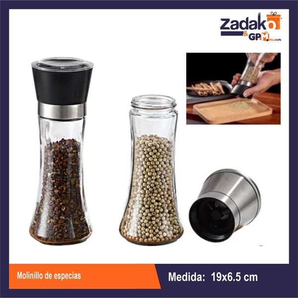 AV-3700  MOLINILLO DE ESPECIAS CON 1 PZ O CAJA CON 80 PZS