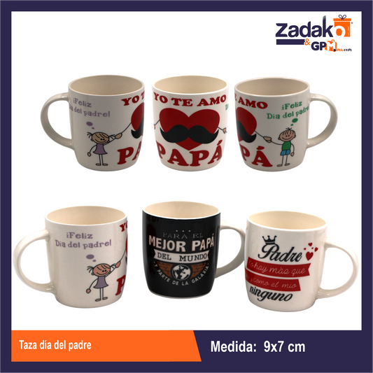 18236724524 TAZA DIA DEL PADRE CON 1 PZ O CAJA CON 36 PZS