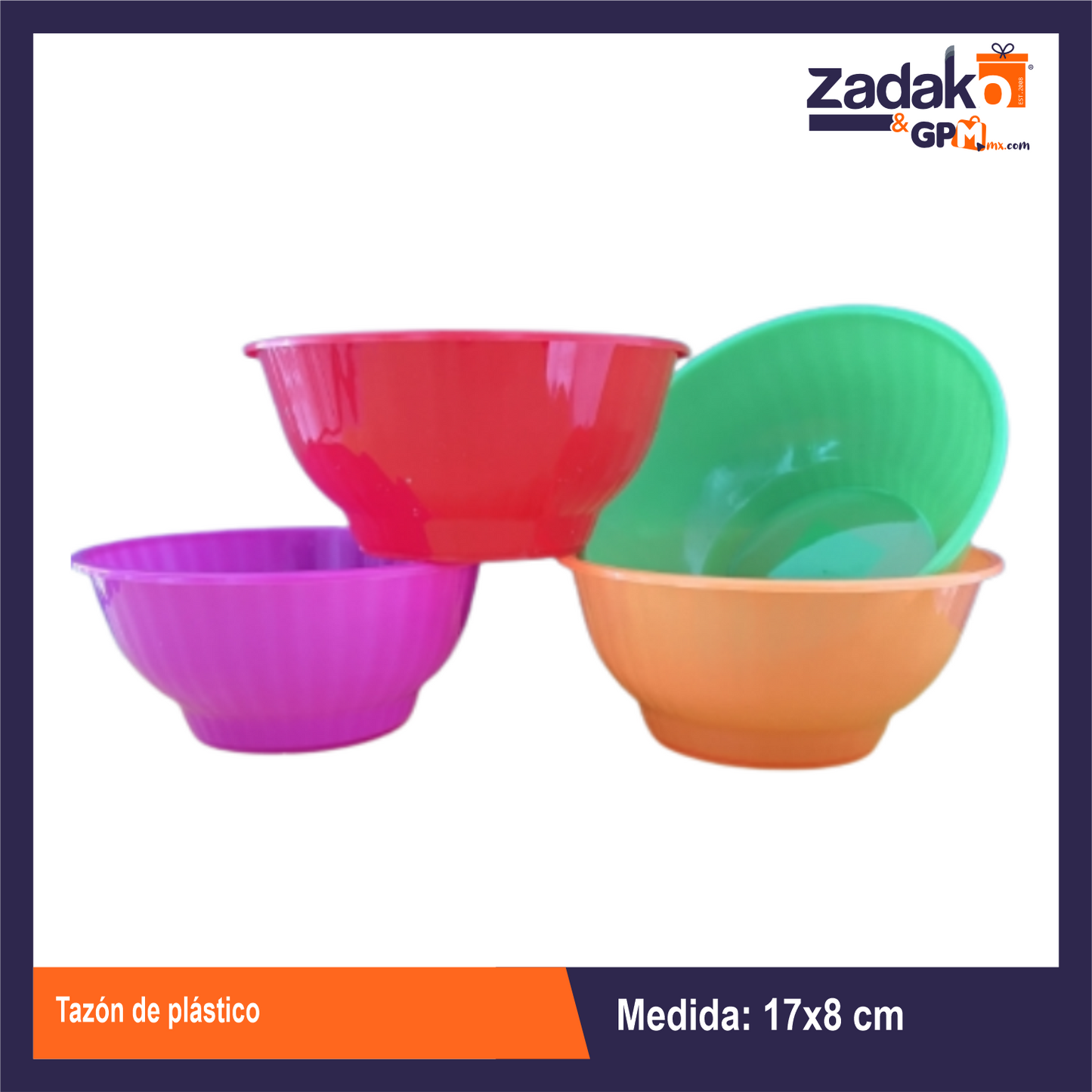 AA-1819-6  TAZON DE PLASTICO CON 1 PZ O CAJA CON 360 PZS