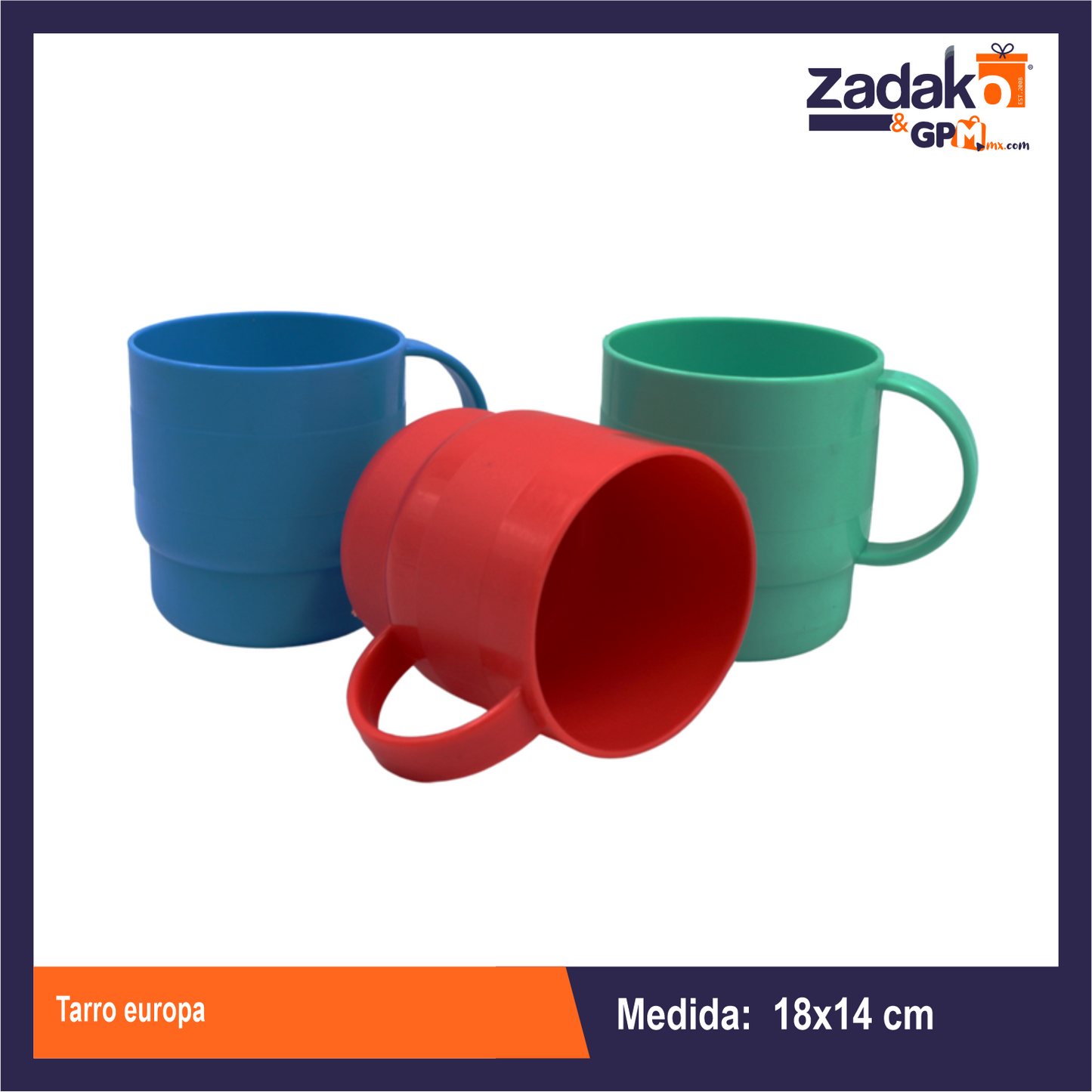 TARRO EUROPA CON 1 PZ O CAJA CON 255 PZS