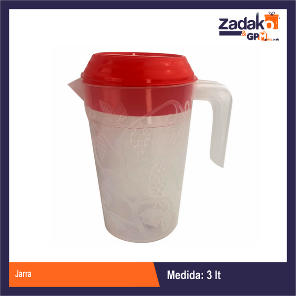 JARRA 3 LITROS CON 1 PZ O CAJA CON 21 PZS