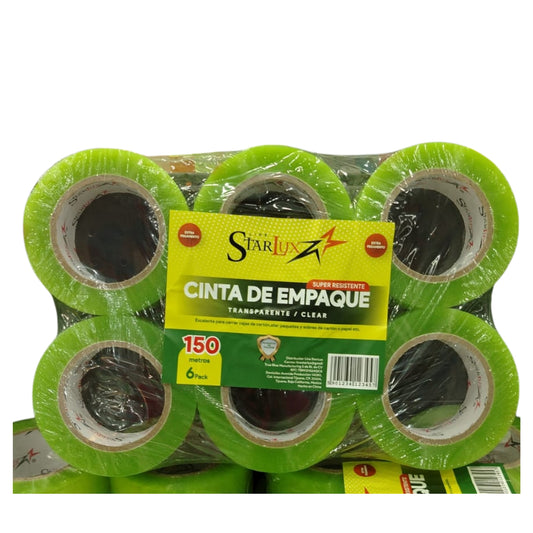 CINTA 150 MTRS GREEN STARLUX CON 6 PZS O CAJA CON 6 PQTS