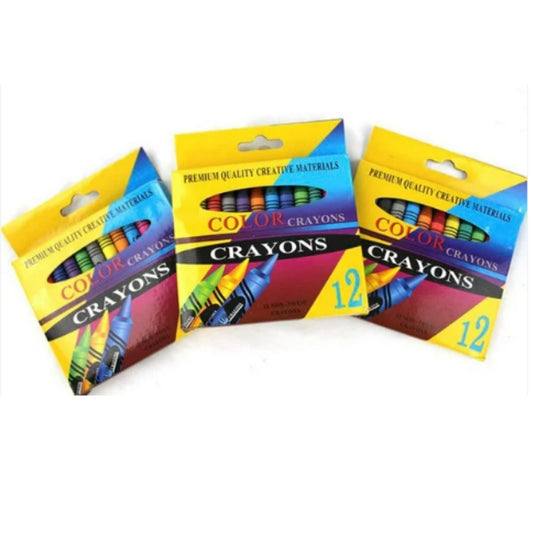 UA-2512 CRAYOLAS CON 12 COLORES CON 1 PZ O CAJA CON 288 PZS