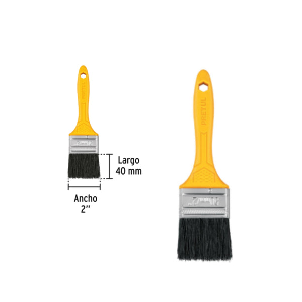 21526 BRP-2 BROCHA USO EN GENERAL DE 2 PULGADAS CON MANGO DE PLASTICO CON 1 PZ
