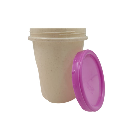 HERMETICO BEIGE CON TAPAROSCA 32 OZ., CON 1 PZ O CAJA CON 90 PZS