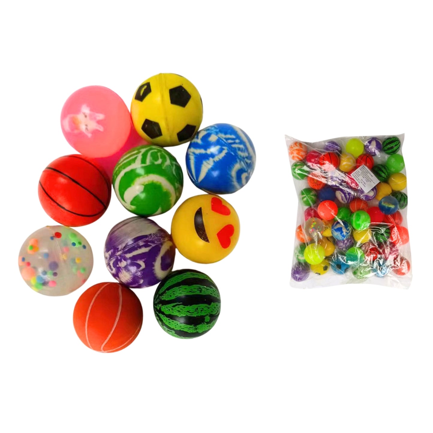 TG-3575-2 PELOTA SALTARINA CON 50 PZS O CAJA CON 8 PQTS