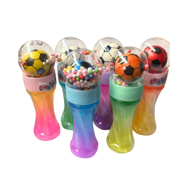 TG-142-71 SLIME CON PERLAS Y BALONCITO 5.5 x 18 CM PAQ CON 6 PZS O CAJA CON 24 PQTS