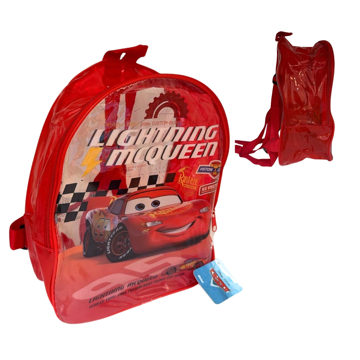 H2-BS84 BOLSA DE MANO PVC CARS CON 1 PZ O CAJA CON 35 PZS
