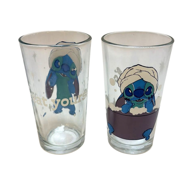 H5-VR VASO DE VIDRIO 480 ML STITCH CON 1 PZ O CAJA CON 24 PZS