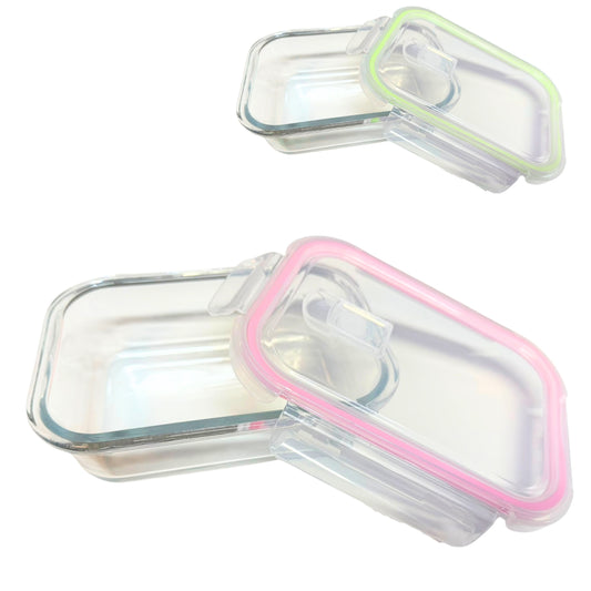 N-GPMX-1355  AV-8605C-2 RECIPIENTE PARA ALIMENTOS DE VIDRIO 640ML CON 1 PZ O CAJA CON 36 PZS