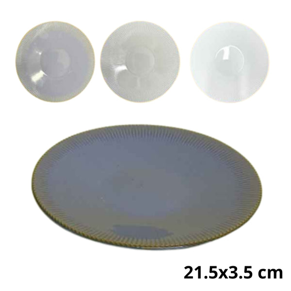AW-7815-8.5 PLATO DE CERAMICA CON 1 PZ O CAJCA CON 24 PZS