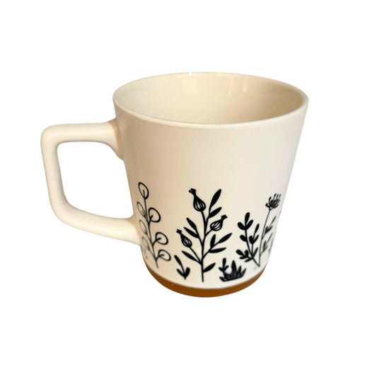 M-100528 TAZA DE CERAMICA AZUL-BROWN CON 1 PZ O CAJA CON 48 PZS