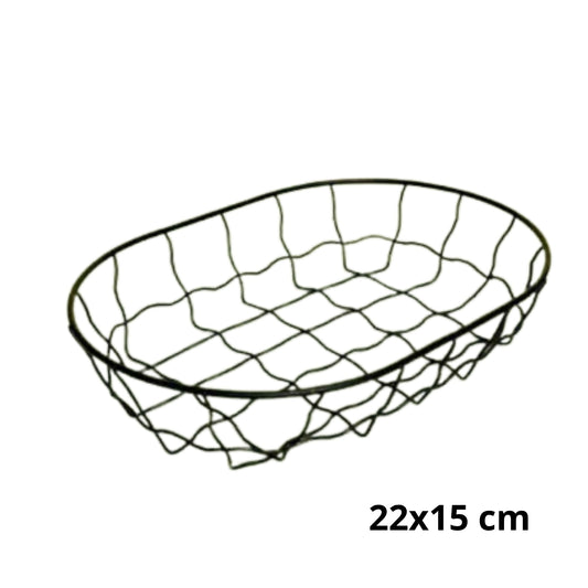 AS-9658-1 CESTA DE ALAMBRE CON 1 PZ O CAJA CON 96 PZS