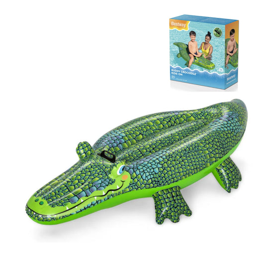 41477 FLOTADOR MONTABLE 1.52x0.71 M COCODRILO CON 1 PZ O CAJA CON 12 PZS