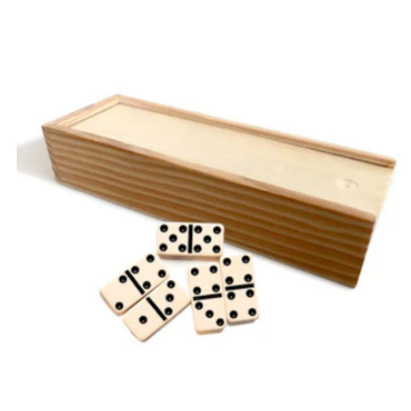 N-GPMX-1583  KDMN02 DOMINO EN CAJITA DE MADERA CON 1 PZ O CAJA CON 100 PZS
