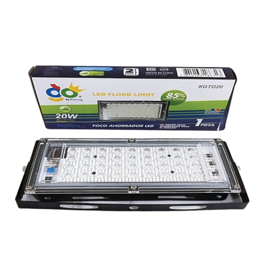 KGTG20 LAMPARA REFLECTOR DE LED 20 WATTS CON 1 PZ O CAJA CON 50 PZS