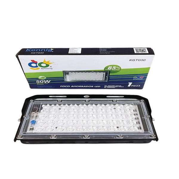KGTG50 LAMPARA REFLECTOR DE LED 50 WATTS CON 1 PZ O CAJA CON 50 PZS