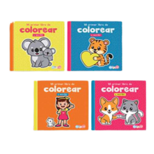 BCDAR3705 LIBRO COLOREAR 16 X 16 CM MI PRIMER LIBRO DE COLOREAR 96 PAG CON 1 PZ O CAJA CON 48 PZS