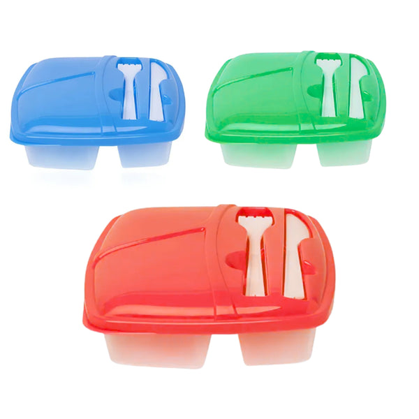 0232 LONCHIBOX CON CUBIERTOS ARPLASA CON 1 PZ O CAJA CON 36 PZS