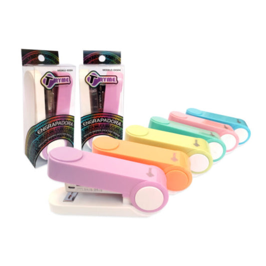 10024 ENGRAPADORA MEDIATIRA COLORES PASTEL CON 1 PZ O CAJA CON 72 PZS