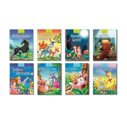 BBMCW1365 LIBRO CUENTOS 11 X 15 CM MINI CLASICOS PREFERIDOS 16 PAG CON 1 PZ O CAJA CON 432 PZS