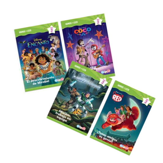 BBFUN2611 LIBRO DE CUENTOS 14 X 22 CM VAMOS A LEER CON DISNEY NIVEL 3  32 PAG CON 1 PZ O CAJA CON 48 PZS