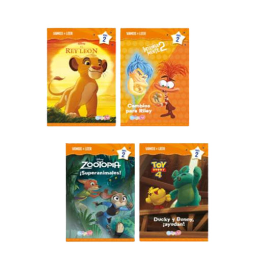 BBWDC4318 LIBRO CUENTOS 14 X 21 CM VAMOS A LEER DISNEY NIVEL 3 SERI 2  32 PAG CON 1 PZ O CAJA CON 48 PZS