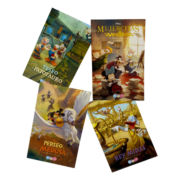 BBWDC2637 LIBRO CUENTOS 14 X 21 CM RELATOS CLASICOS Y MITOLIGICOS CON MICKEY 32 PAG CON 1 PZ O CAJA CON 48 PZS