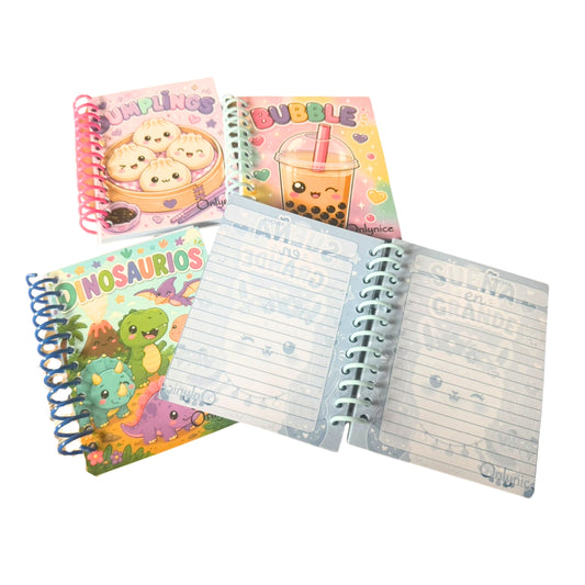 LIBRETA ESPIRAL CHICA CON 10 PZS O CAJA CON 30 PQTS