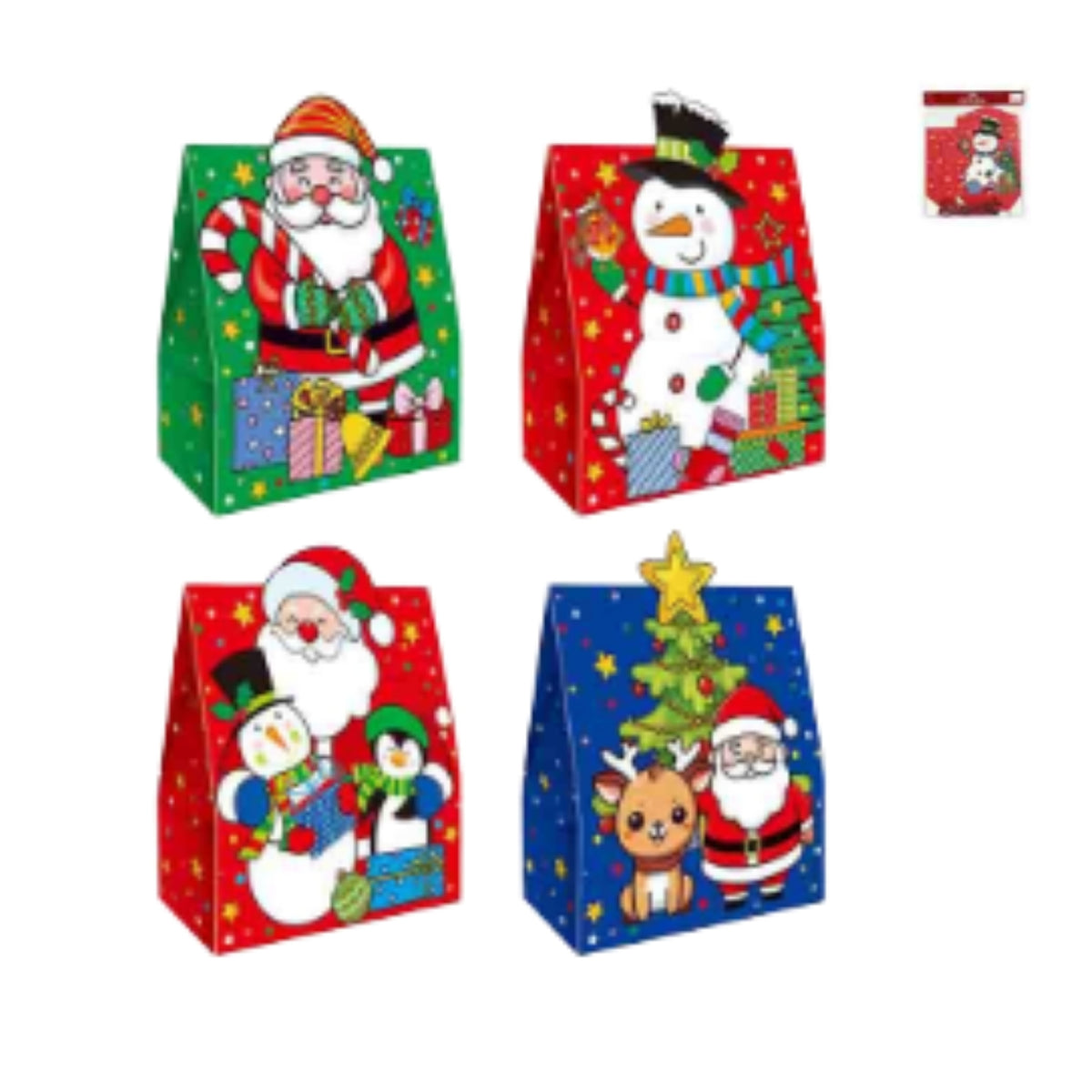 GB-0703-3 CAJA DE REGALO 2 PZS DECORATIVA 20x10x22 CM CON 1 PZ O CAJA CON  480 PZS