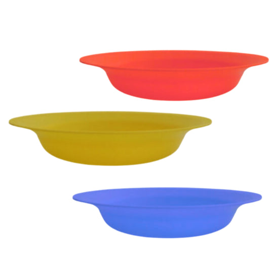N-GPMX-35  PLATO HONDO SOPERO COLORES CON 1 PZ O CAJA CON 100 PZS