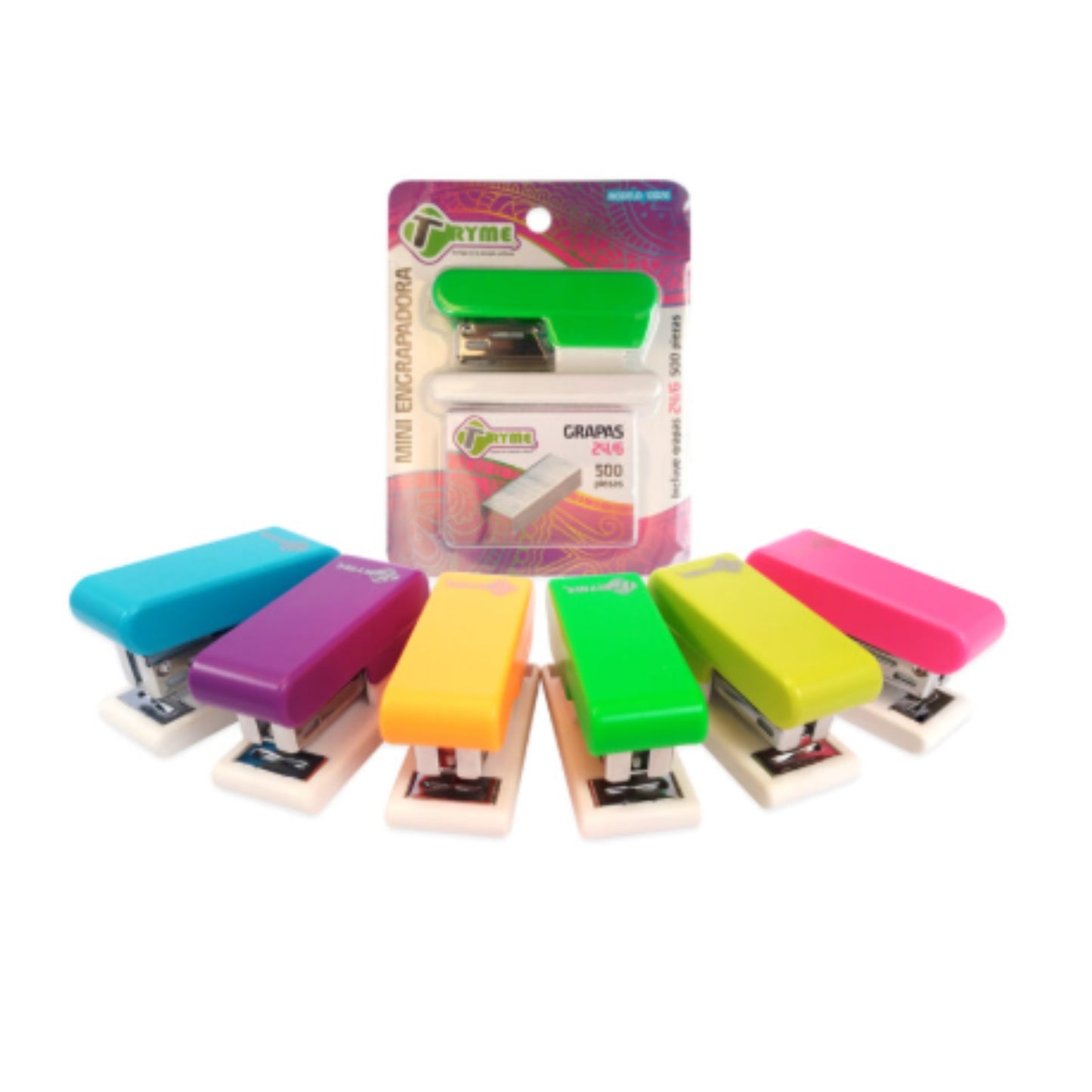 10026 MINI ENGRAPADORA CON GRAPAS, CON 1 PAQ O CAJA CON 120 PQTS
