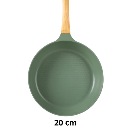 SJM020-05 QS SARTEN PREMIUM JADE VERDE 20 CM CON 1 PZ O CAJA CON 10 PZS