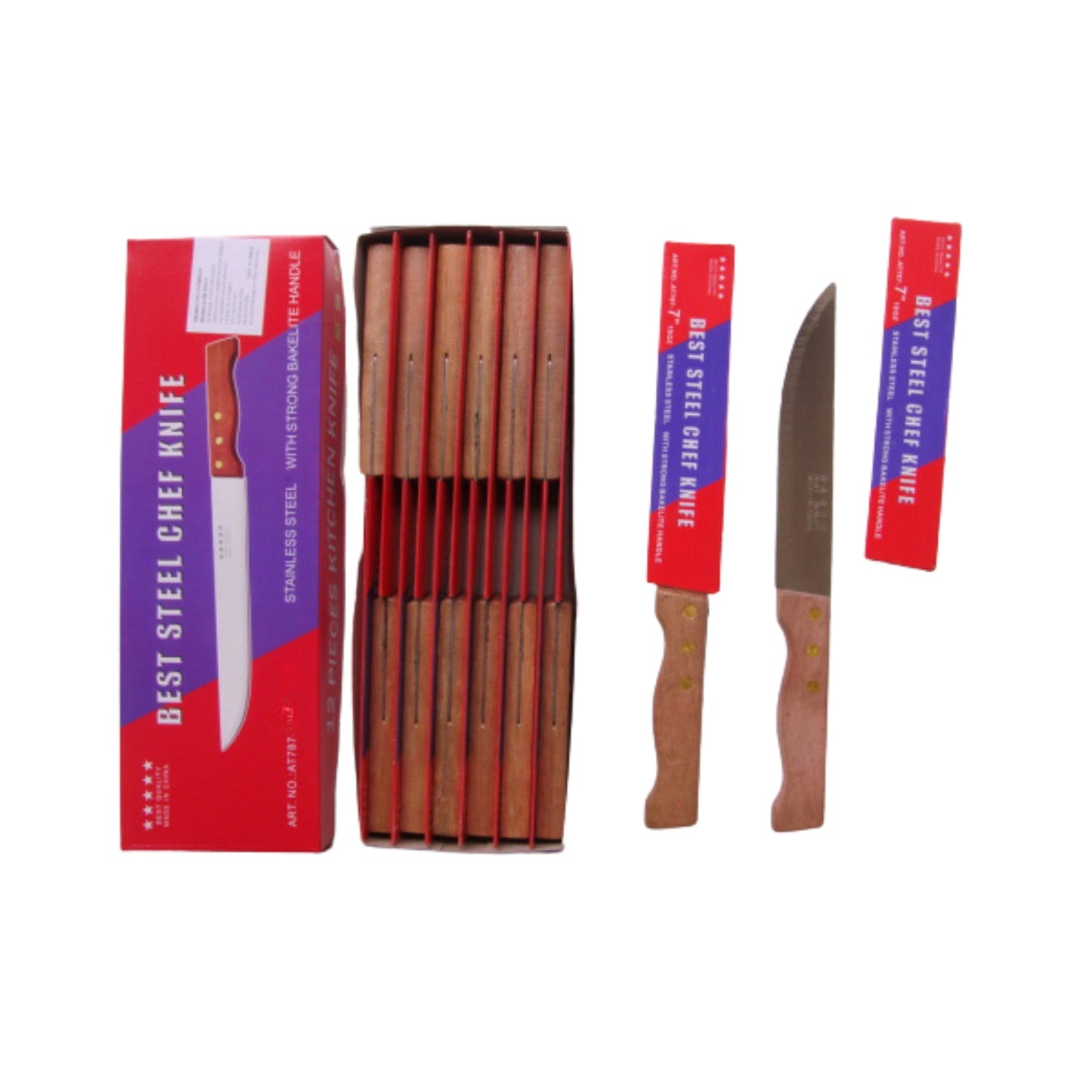 PB-2012-2 CUCHILLO 8 PULG, CON 1 PZ O CAJA CON  240 PZS
