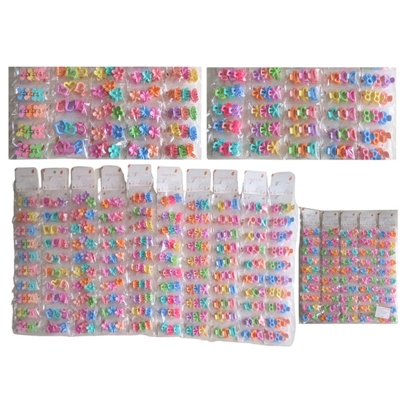 TA-1087-2, KL002 MINI PINZAS PARA EL CABELLO CON 10 PZS O CAJA CON 200 PQTS