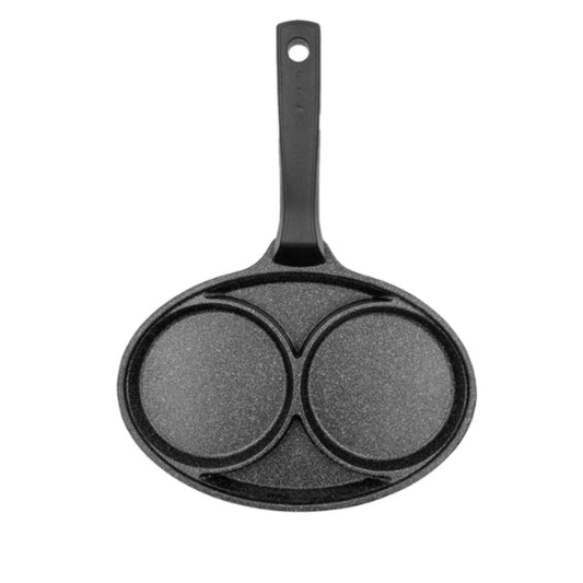 SHP021-01 KA SARTEN ORIGINALS MARMOL 2 HUEVOS 22 CM  CON 1 PZ O CAJA CON 20 PZS