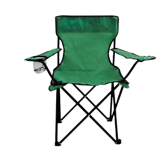 HSP001-05-SP SILLA PLEGABLE CAMPING VERDE CON 1 PZ O CAJA CON 10 PZS