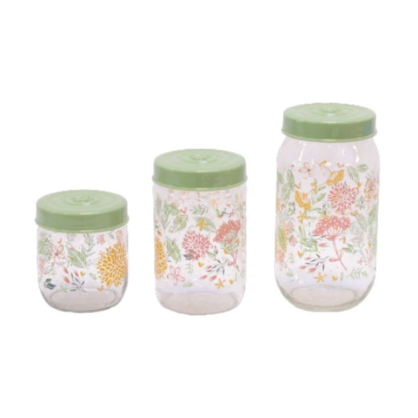 N-GPMX-562  Y-90031 SET BOTANIC DECORADO 3PZS 425ML CON 1 PAQ O CAJA CON 6 PQTS