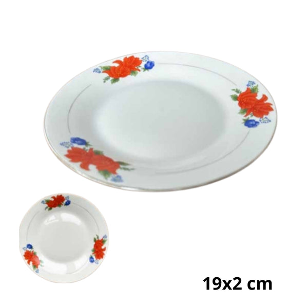 AW-5782-7.5 PLATO DE CERAMICA CON 1 PZ O CAJA CON 48 PZS
