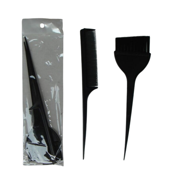 TB-2005A JUEGO DE PEINE Y BROCHA 22x6 CM CON 12 PZS O CAJA CON 100 PQTS