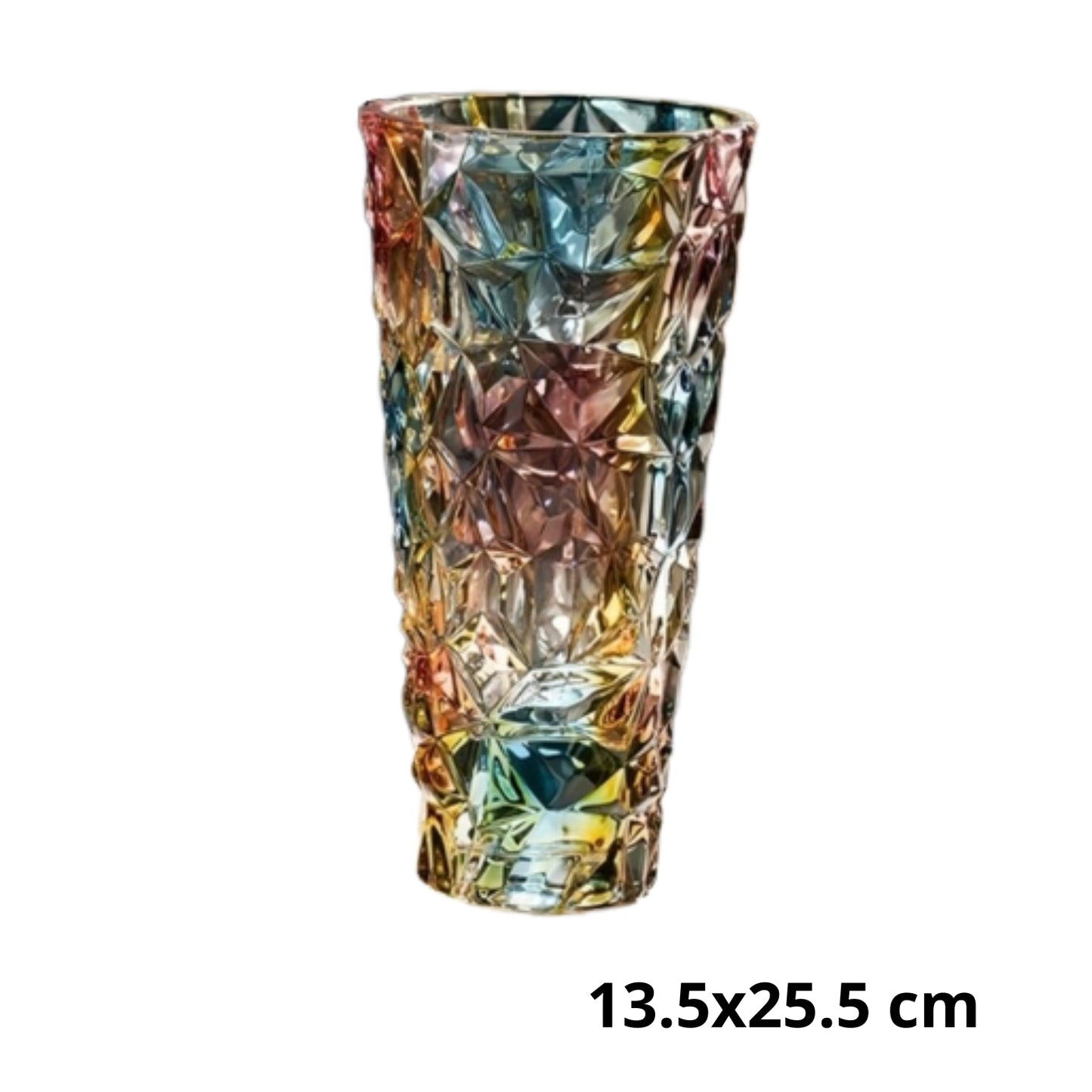 BD-0565-2 JARRON DE VIDRIO CON 1 PZ O CAJA CON  12 PZS